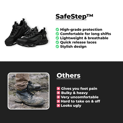 SafeStep™ Pro - The Most Comfortable Steel Toe Shoes