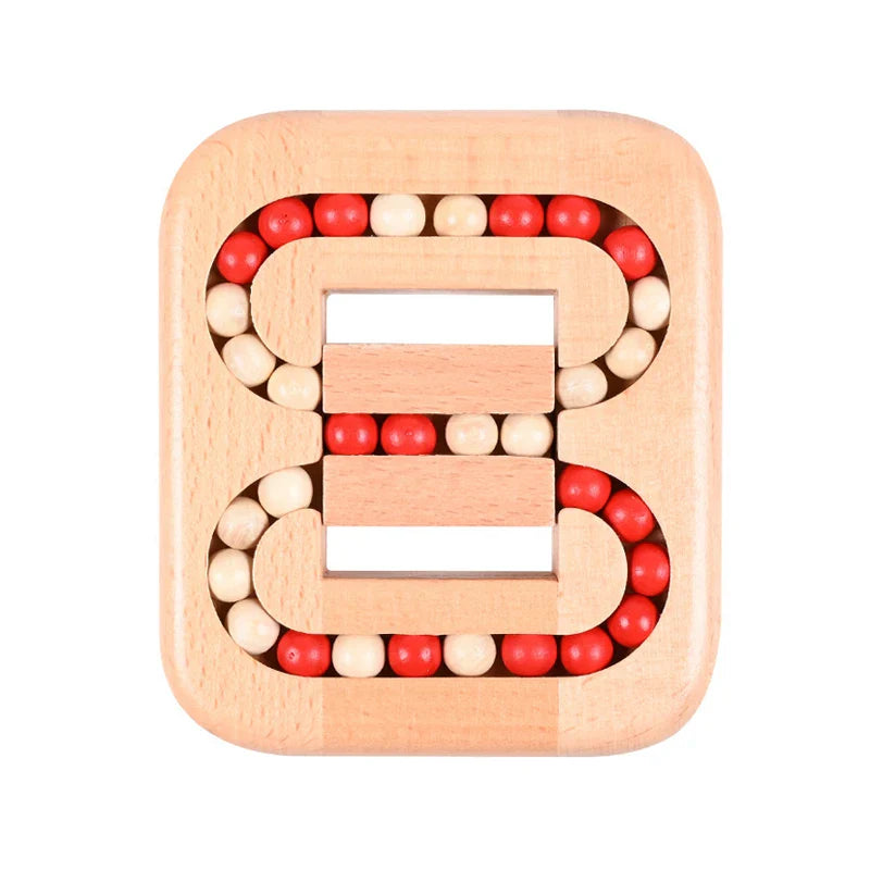 Rotating Magic Bean Fingertip Toy Wood Puzzles For Adults Kids IQ Games Juguetes Y Aficiones Rompicapo Bambini