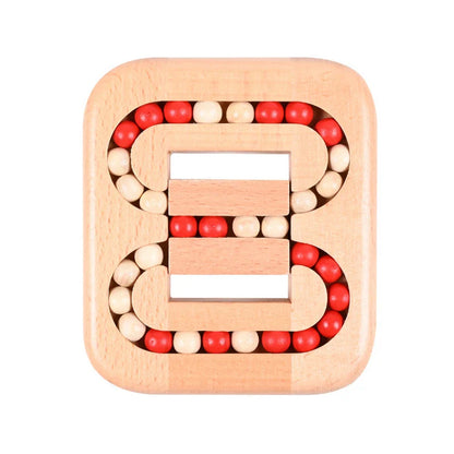 Rotating Magic Bean Fingertip Toy Wood Puzzles For Adults Kids IQ Games Juguetes Y Aficiones Rompicapo Bambini